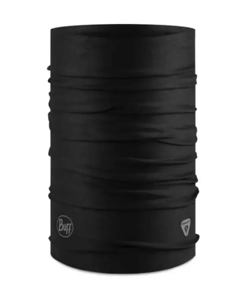 Buff Unisex Adult Thermonet Neckwear in Solid Black